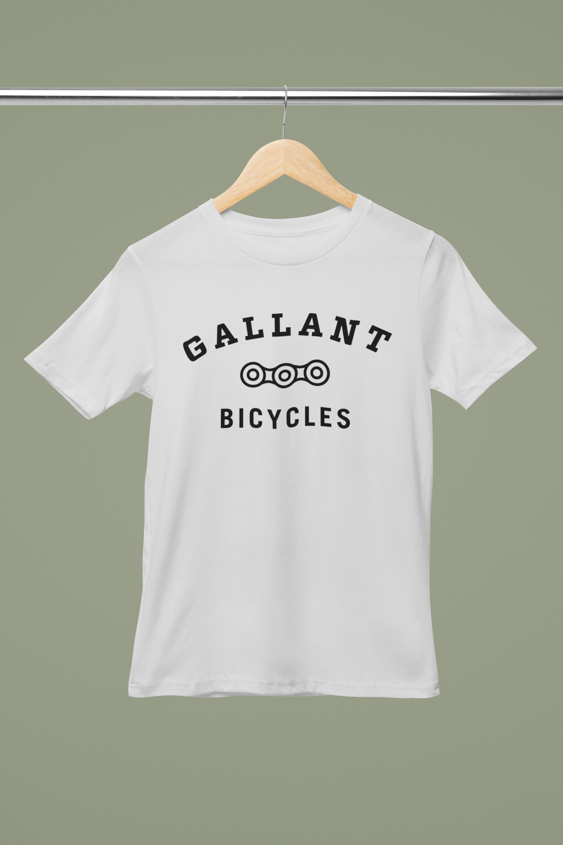 Gallant Bicycles Unisex T-Shirt (Black Print)