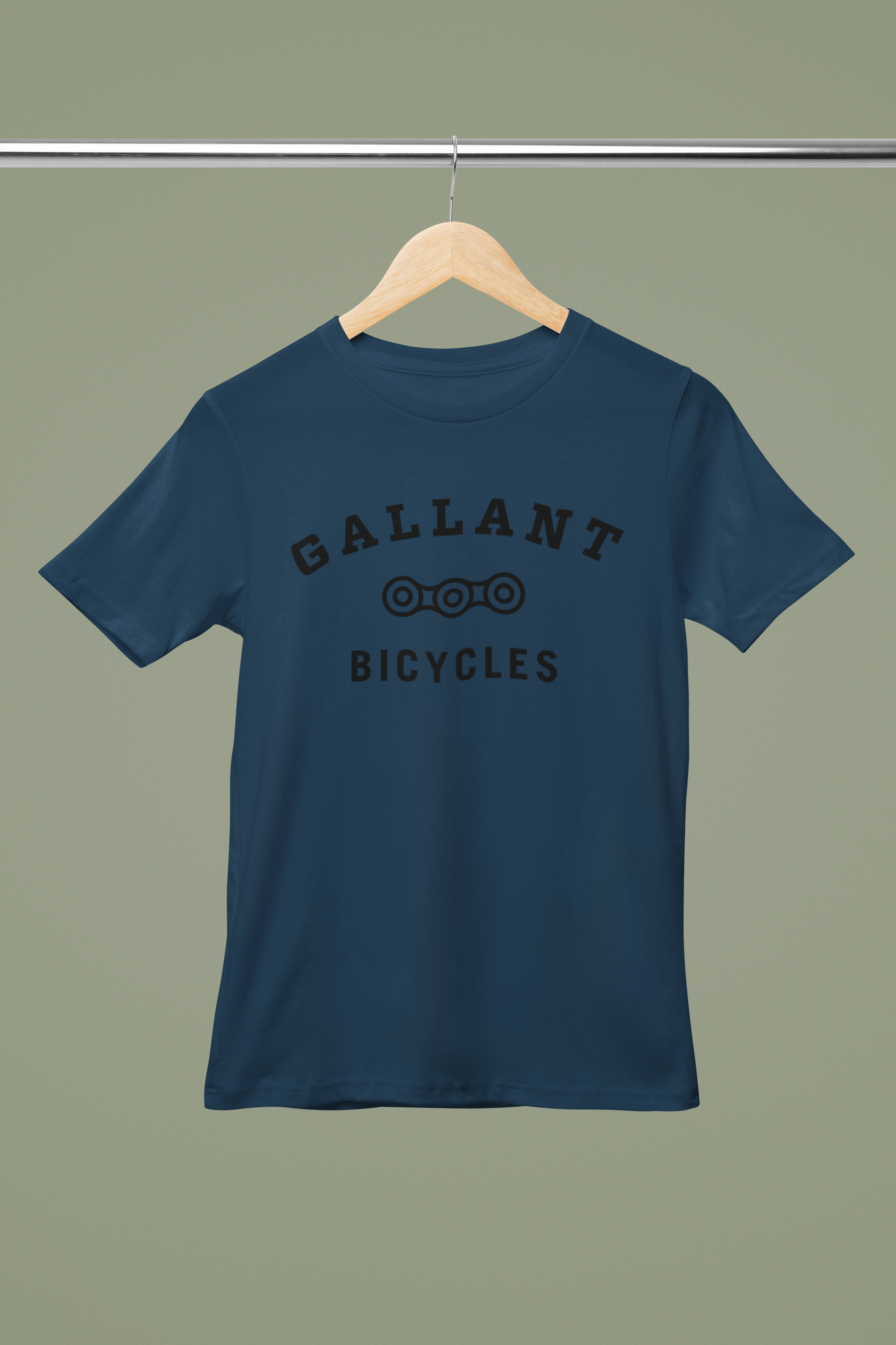 Gallant Bicycles Unisex T-Shirt (Black Print)