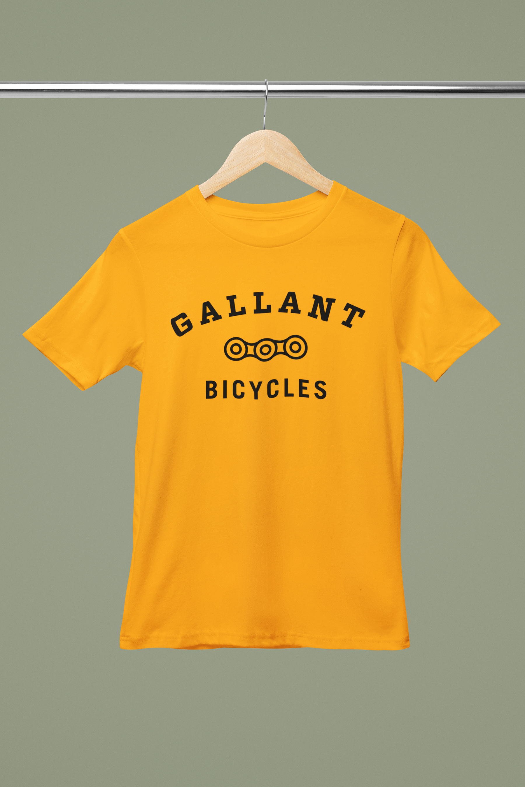 Gallant Bicycles Unisex T-Shirt (Black Print)